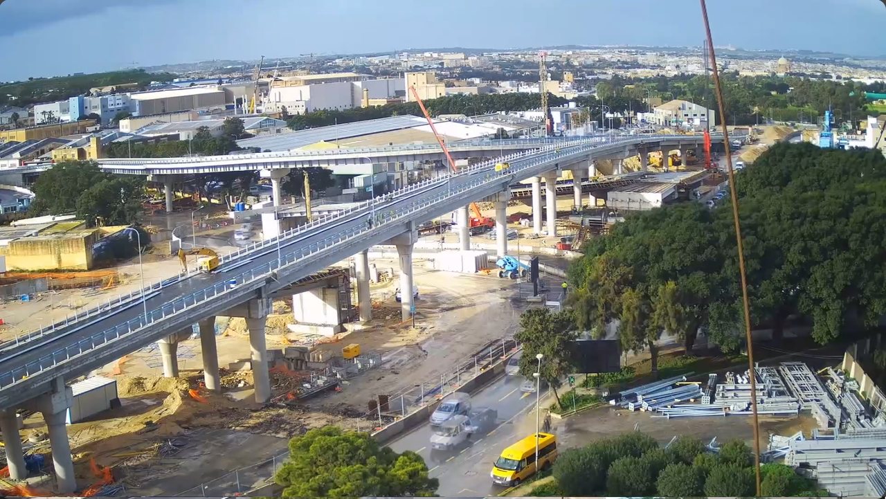 Construction project timelapse frame four